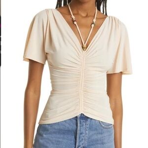 A.L.C NINA top in white NWT